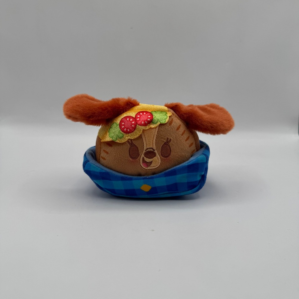 Disney Munchlings Lady Chicken Pesto Calzone Plush Playful PIcnic 5in